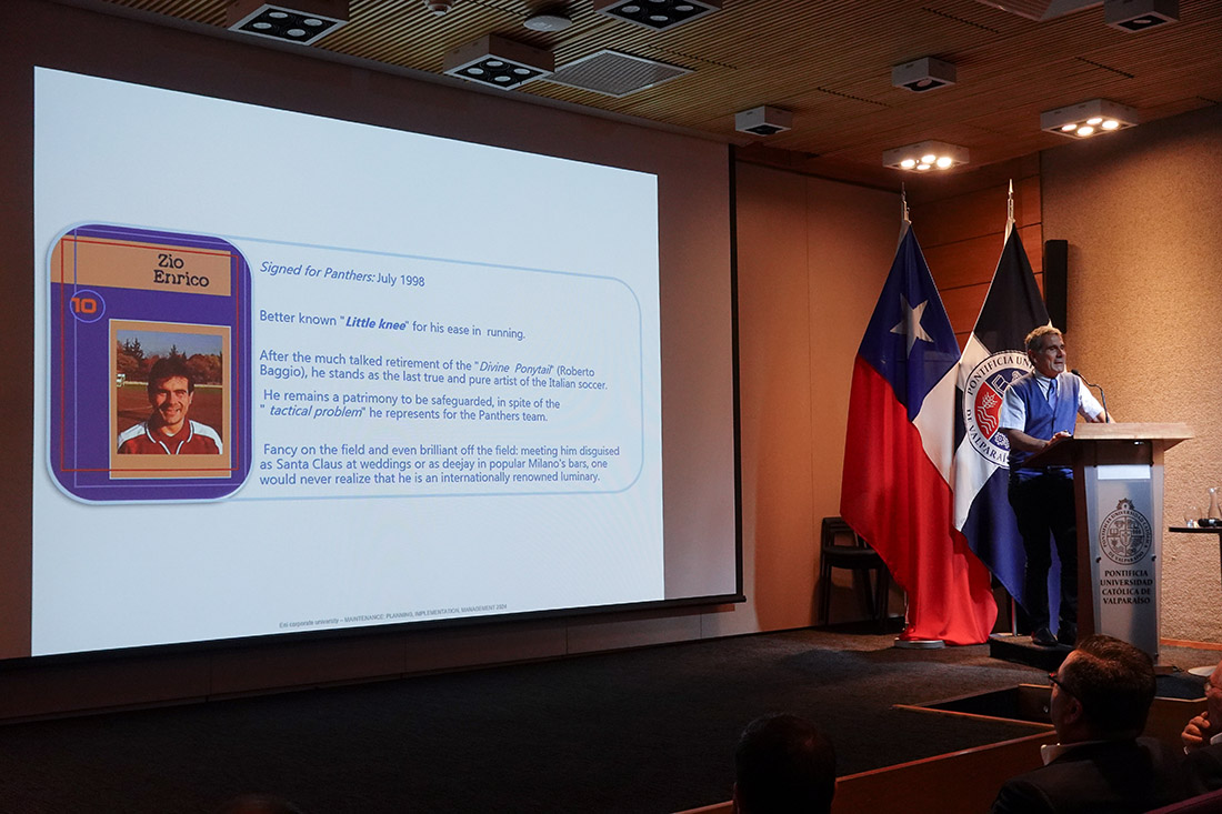 Enrico Zio in Cile per una serie di lezioni e incontri