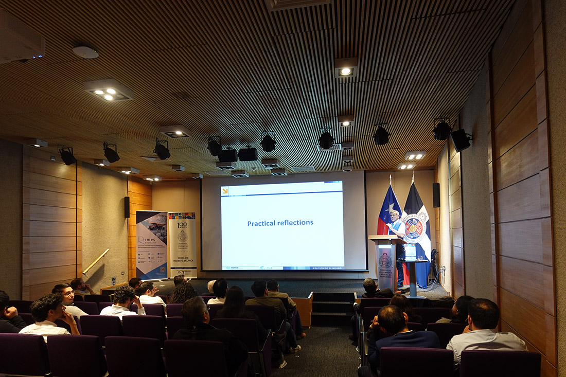 Enrico Zio in Cile per una serie di lezioni e incontri