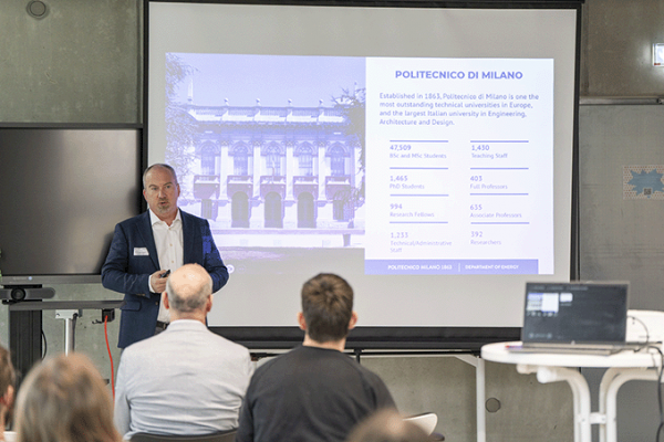 Emanuele ogliari al Symposium on Renewable Feed-in Forecasting